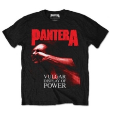 Pantera -  Unisex T-Shirt: Red Vulgar (L)