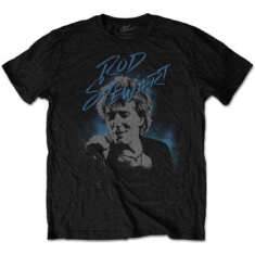 Rod Stewart - Unisex T-Shirt: Scribble Photo