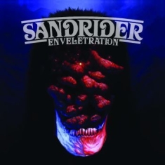Sandrider - Enveletration (White & Blue Hand-Po