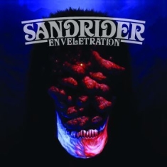 Sandrider - Enveletration (White & Blue Hand-Po