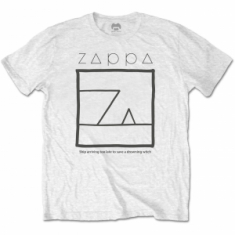 Frank Zappa - Drowning Witch (Small) Unisex White T-Shirt