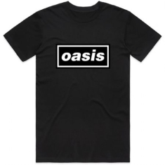 Oasis - Decca Logo (Small) Unisex Black T-Shirt
