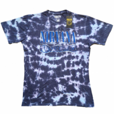 Nirvana - Nevermind Wavy Logo (Large) Unisex Purple T-Shirt