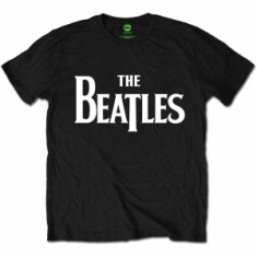 The Beatles - Drop T (Large) Unisex Black T-Shirt