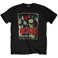 AC/DC - Unisex T-Shirt: Highway To Hell Sketch (Large)