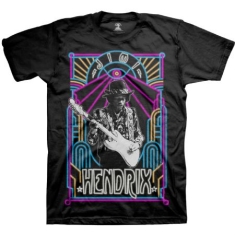 Jimi Hendrix - Unisex T-Shirt: Electric Ladyland Neon (Small)