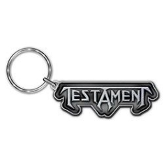 Testament - Keychain: Logo (Die-Cast Relief)