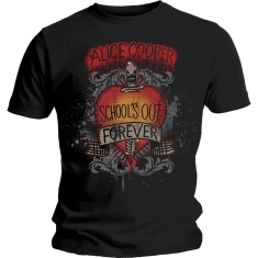 Alice Cooper - Unisex T-Shirt: Schools Out Dagger (Large)