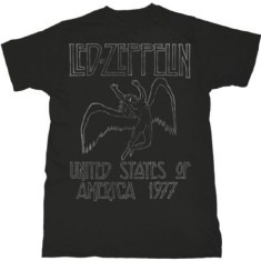 Led Zeppelin - Unisex T-Shirt: USA '77. (XX-Large)