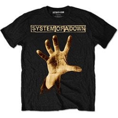 System Of A Down - Unisex T-Shirt: Hand (XX-Large)
