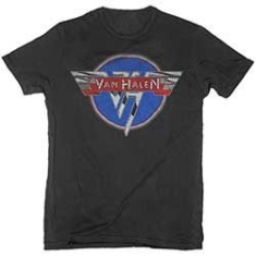 Van Halen - Unisex T-Shirt: Chrome Logo (Small)