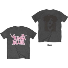 Yungblud - Unisex T-Shirt: DEADHAPPY Pink (Back Print) (Medium)