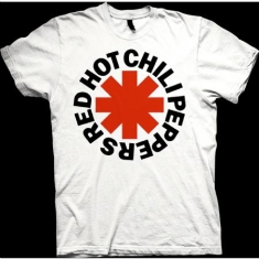 Red Hot Chili Peppers - Unisex T-Shirt: Red Asterisk (Large)