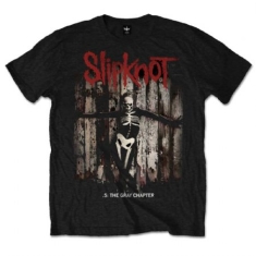 Slipknot - Unisex T-Shirt: .5: The Gray Chapter Album (Medium)