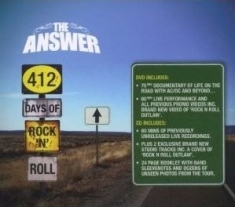 Answer - 412 Days Of Rock'n'roll (Cd+Dvd) i gruppen CD / Rock hos Bengans Skivbutik AB (450701)