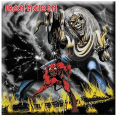 Iron Maiden - Iron Maiden Fridge Magnet: Number Of The Beast