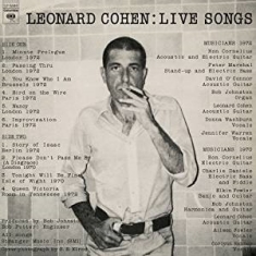 Cohen Leonard - Live Songs