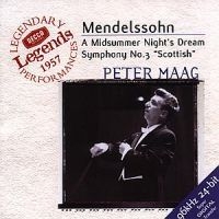 Mendelssohn - Symfoni 3 + En Midsommarnattsdröm i gruppen CD / Klassiskt hos Bengans Skivbutik AB (500334)