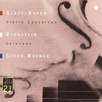 Glass/rorem - Violinkonserter i gruppen CD / Klassiskt hos Bengans Skivbutik AB (517286)