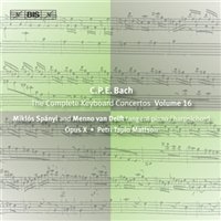 Cpe Bach - Keyboard Concertos Vol 16