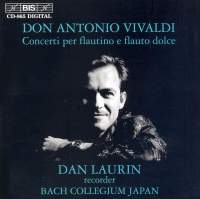 Vivaldi Antonio - Dan Laurin Recorder i gruppen CD / Klassiskt hos Bengans Skivbutik AB (521444)