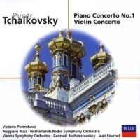 Tjajkovskij - Pianokonsert 1 & Violinkonsert i gruppen CD / Klassiskt hos Bengans Skivbutik AB (523078)