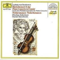 Beethoven - Pianokonsert + Romanser F Violin i gruppen CD / Klassiskt hos Bengans Skivbutik AB (523755)