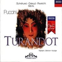 Puccini - Turandot Utdr i gruppen CD / Klassiskt hos Bengans Skivbutik AB (528392)