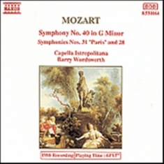 Mozart Wolfgang Amadeus - Symphonies  40, 28 & 31