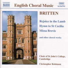 Britten Benjamin - Choir Music