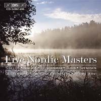 Göteborgs Symfoniker - Five Nordic Masters i gruppen Externt_Lager / Naxoslager hos Bengans Skivbutik AB (546934)