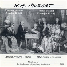Mozart W A - Klarinettkvintett Pianokvintett