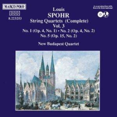 Spohr Louis - String Quartet Op4 1 2/Op15 2