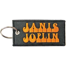 Janis Joplin - Keychain: Logo (Double Sided)