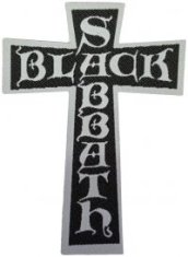 Black Sabbath - Patch Cross Logo Cut Out (10 X 7,3