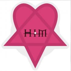 Him - Bury Me Deep Inside Your Heart/Poison Girl (Strongroom Sessions) (Heartagram Picture Disc) (Rsd) - IMPORT