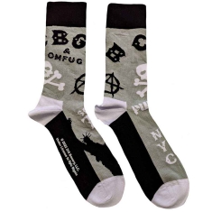 Cbgb - Logos Uni Grey Socks (Eu 40-45)