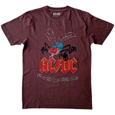 Ac/Dc - Fly On The Wall Tour Uni Maroon   