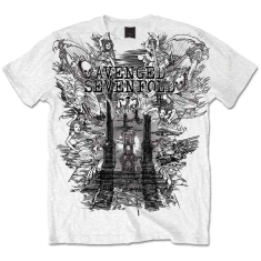 Avenged Sevenfold - Land Of Cain Uni Wht     (M)