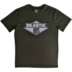 Beastie Boys - B&W Logo Uni Green   