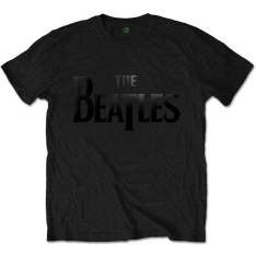 The Beatles - Drop T Logo Uni Bl   