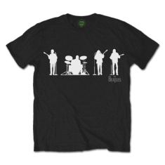 The Beatles - Saville Row Line Up Silhouette Uni Bl   