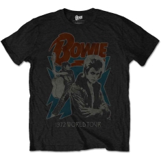 David Bowie - 1972 World Tour Uni Bl   