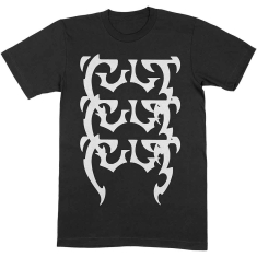 The Cult - Repeating Logo Uni Bl   
