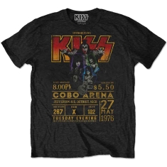 Kiss - Cobo Arena '76 Uni Bl Eco   