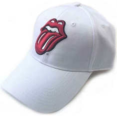 Rolling Stones - Classic Tongue Wht Baseball C