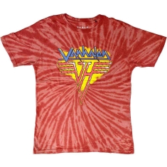 Van Halen - Jagged Logo Uni Red Dip-Dye   