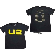 U2 - Logo 2018 Back Print Uni Bl   