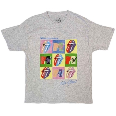 Mtv - Rolling Stones Warhol Squares Uni Grey  