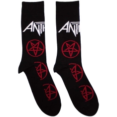 Anthrax - Pentathrax Pattern Bl Socks (Eu 40-45)